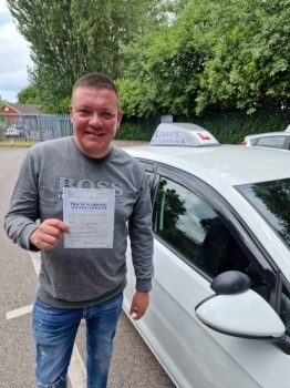 Congrats to Scott on passing his driving test 1st time with few minors