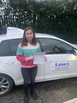 Well done to Mariana on passing her driving test - hope you enjoy your freedom