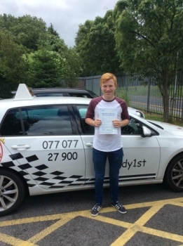 Congratulations to Matthew on passing his driving test at bolton test centre 1st time<br />
wish you all the best with your college exams and many miles of safe driving