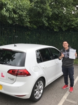 Congratulations to Terry on passing his driving test at bolton test centre with 3 minors wish you all the best and safe driving