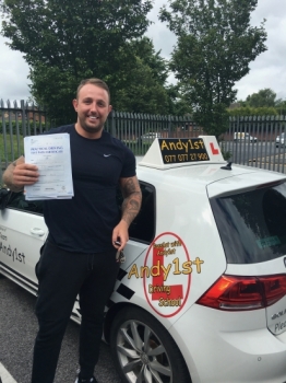 Well done Richard on passing your driving test 1st time at bolton test centre - great drive with only 1 minor<br />
wish you all the best