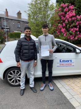 Kiran was my driving instructor and his quality of teaching stood out. With my last instructor I fail twice and after only 8 lessons with Kiran I passed my test. I can honestly say Kiran has turned me into safe and confident driver. I would highly recommend Kiran as a driving instructor, he is firm 