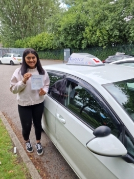 I passed my driving test first time and I couldn’t be happier Kiran is an excellent instructor who was very patient and understanding with me when I made little mistakes I was anxious to start driving as a beginning but Kiran has helped me gain confidence driving on the roads His teaching techniqu