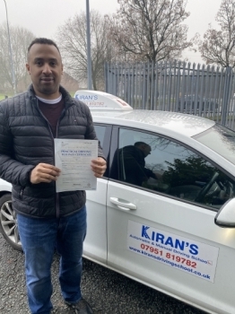 Congratulation to Paul on passing his manual driving test with only 1 minor - great drive well done